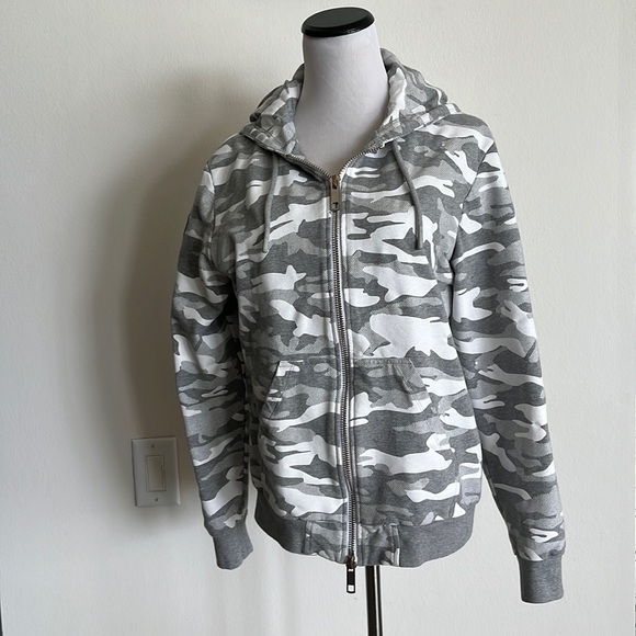 Men’s Anthony Morató hoodie jacket camouflage a size medium gray white